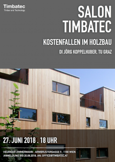 Salon Timbatec: Kostenfallen im Holzbau