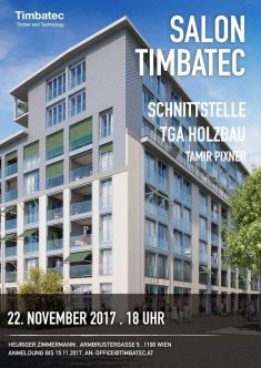 Salon Timbatec Wien: Schnittstelle TGA Holzbau