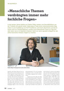 «Menschliche Themen verdrängten immer mehr fachliche Fragen»