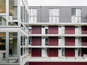 The apartments of the MIN MAX development are accessible via arcades
