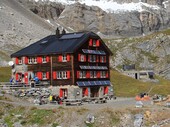The Lämmeren hut before the extension