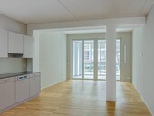 Vue intérieure de l'appartement termin