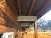 HEB beam clad