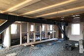 Steel girder in old building