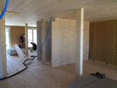 Stützen und Platten im Rohbau